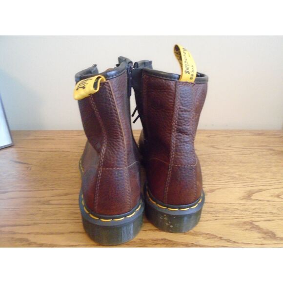 Dr. Martens Industrial Steel Toe Work Boots - Brown - ladies size 10 Mens size 9 main image 8
